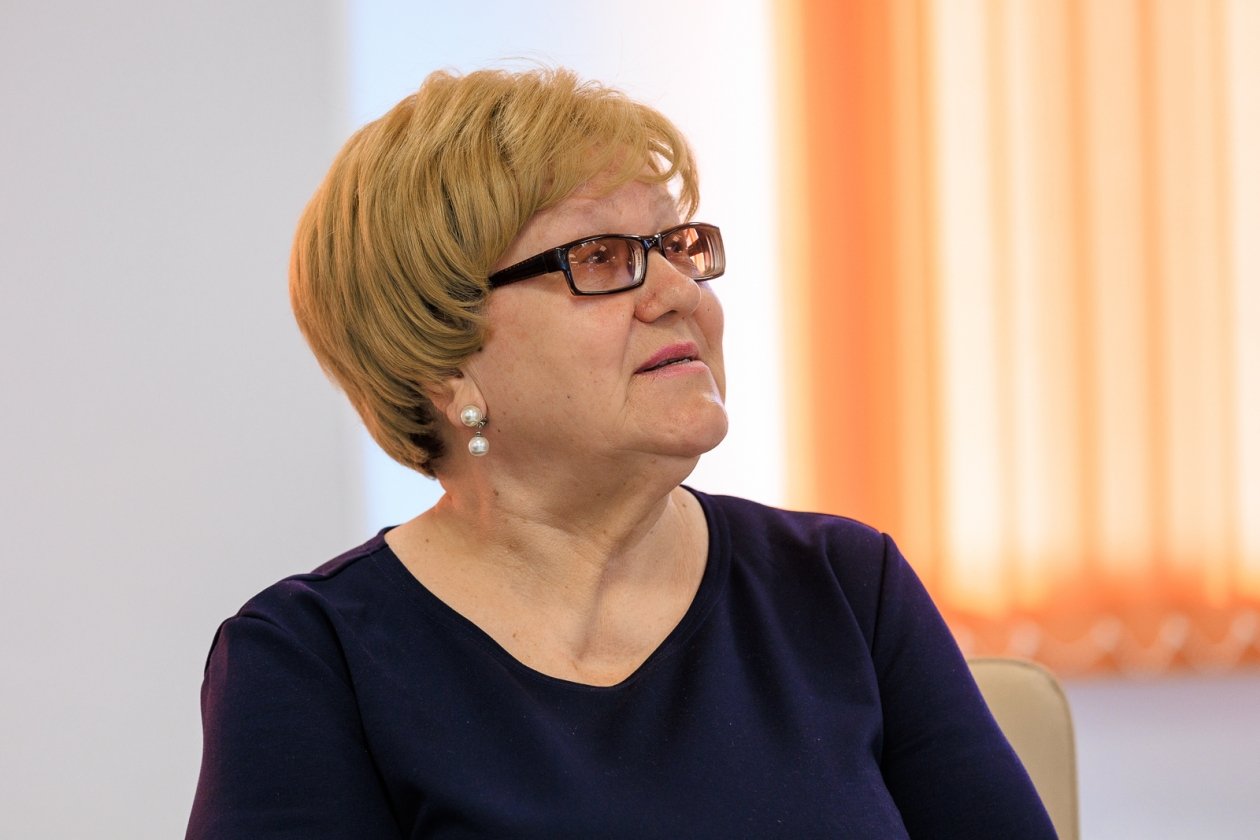 На круглом столе Премии имени Арсеньева в Биробиджане. Алла Акименко. Фото: Кулешов Евгений, ИА PrimaMedia